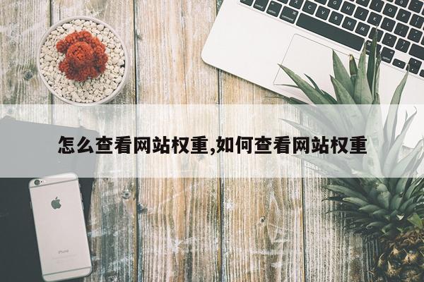 怎么查看网站权重,如何查看网站权重