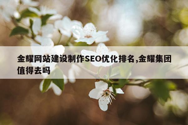 金耀网站建设制作SEO优化排名,金耀集团值得去吗