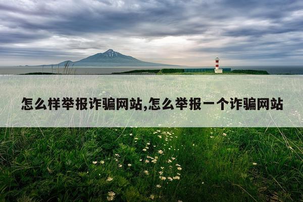怎么样举报诈骗网站,怎么举报一个诈骗网站