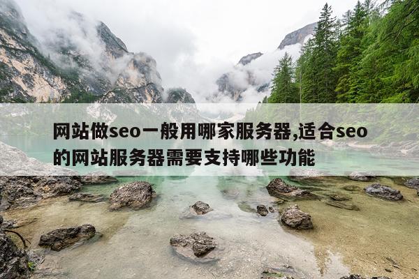 网站做seo一般用哪家服务器,适合seo的网站服务器需要支持哪些功能