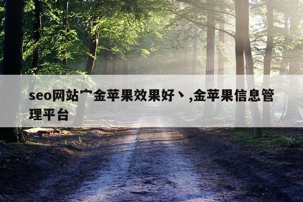 seo网站宀金苹果效果好丶,金苹果信息管理平台