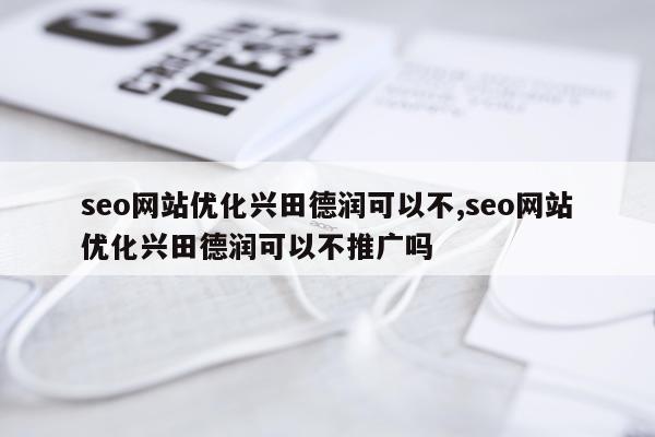seo网站优化兴田德润可以不,seo网站优化兴田德润可以不推广吗