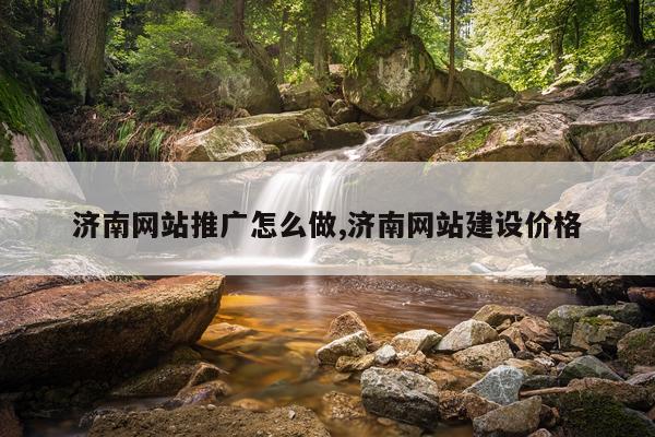 济南网站推广怎么做,济南网站建设价格