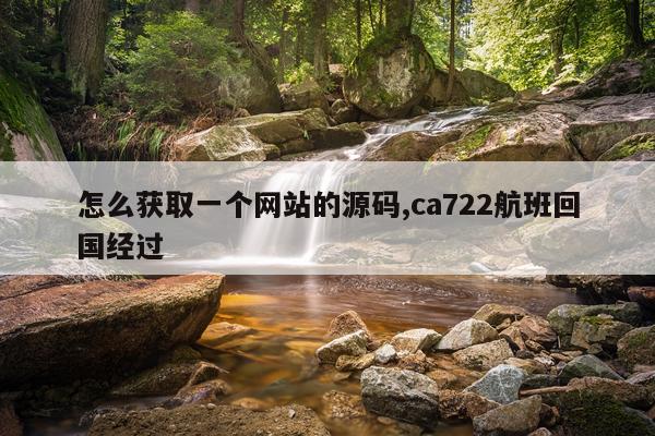 怎么获取一个网站的源码,ca722航班回国经过