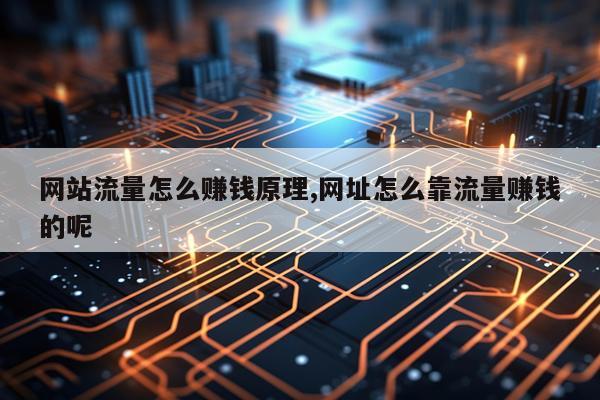 网站流量怎么赚钱原理,网址怎么靠流量赚钱的呢
