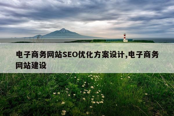 电子商务网站SEO优化方案设计,电子商务网站建设