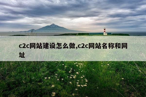 c2c网站建设怎么做,c2c网站名称和网址