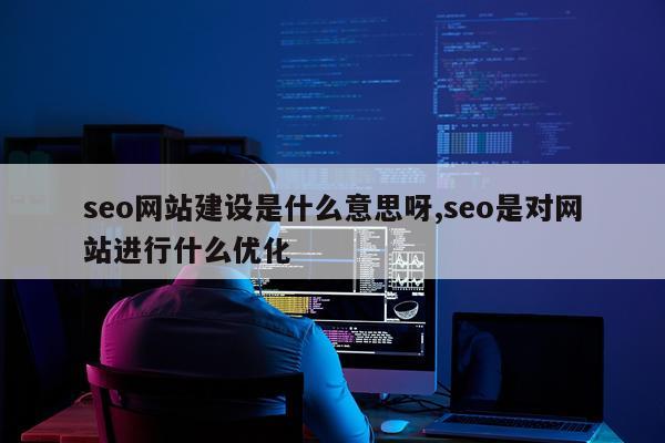 seo网站建设是什么意思呀,seo是对网站进行什么优化