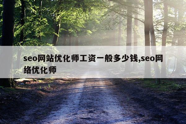 seo网站优化师工资一般多少钱,seo网络优化师