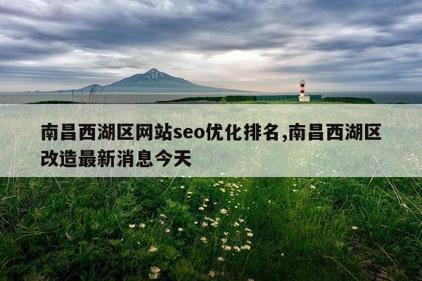 南昌西湖区网站seo优化排名,南昌西湖区改造最新消息今天