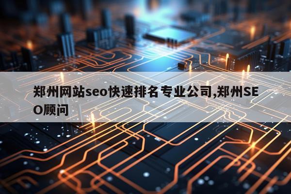 郑州网站seo快速排名专业公司,郑州SEO顾问