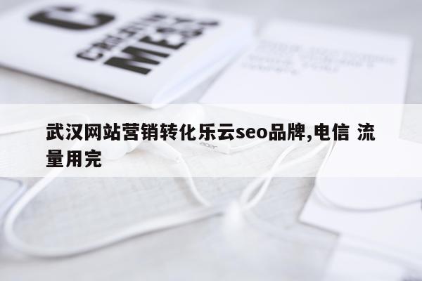 武汉网站营销转化乐云seo品牌,电信 流量用完