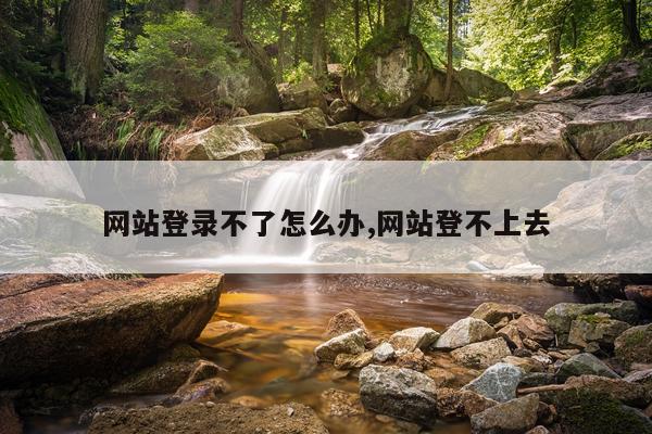 网站登录不了怎么办,网站登不上去
