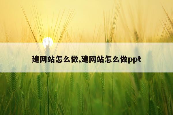 建网站怎么做,建网站怎么做ppt