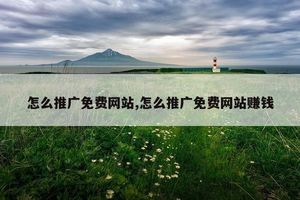 怎么推广免费网站,怎么推广免费网站赚钱