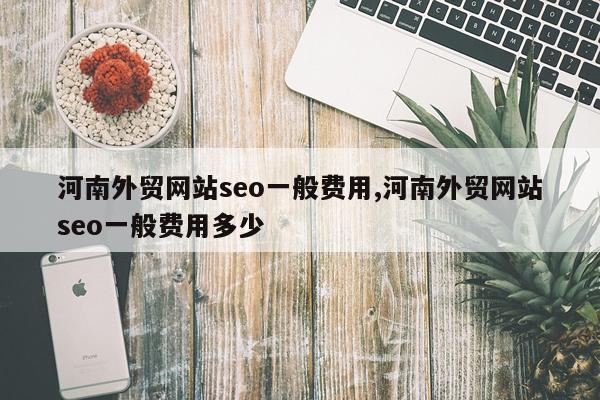 河南外贸网站seo一般费用,河南外贸网站seo一般费用多少
