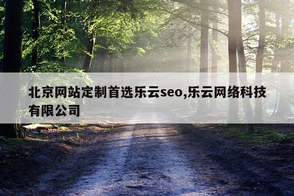 北京网站定制首选乐云seo,乐云网络科技有限公司