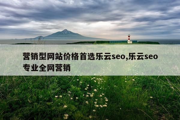 营销型网站价格首选乐云seo,乐云seo专业全网营销