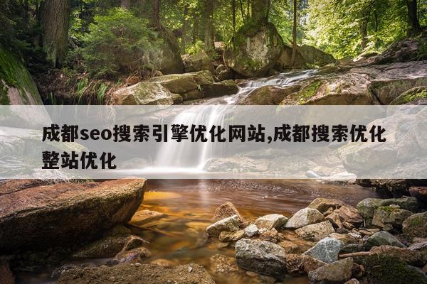 成都seo搜索引擎优化网站,成都搜索优化整站优化