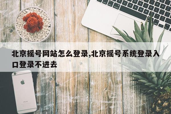 北京摇号网站怎么登录,北京摇号系统登录入口登录不进去