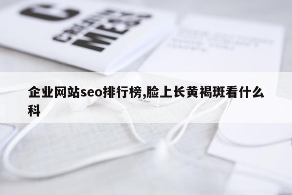 企业网站seo排行榜,脸上长黄褐斑看什么科
