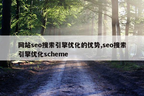 网站seo搜索引擎优化的优势,seo搜索引擎优化scheme