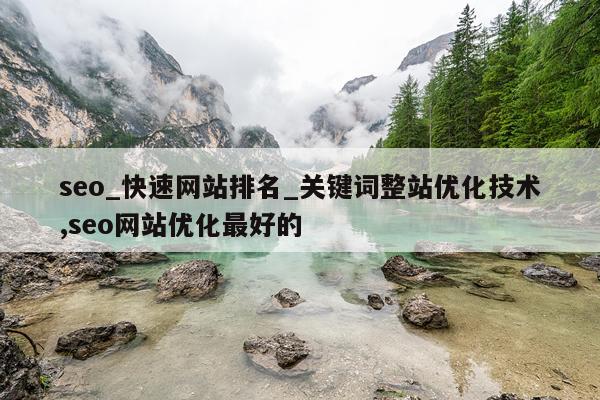 seo_快速网站排名_关键词整站优化技术,seo网站优化最好的