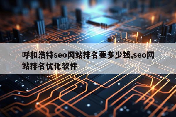 呼和浩特seo网站排名要多少钱,seo网站排名优化软件