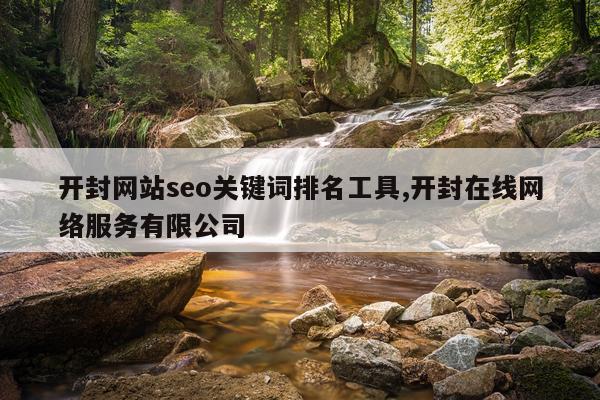 开封网站seo关键词排名工具,开封在线网络服务有限公司
