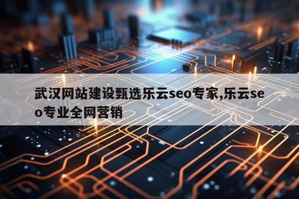 武汉网站建设甄选乐云seo专家,乐云seo专业全网营销