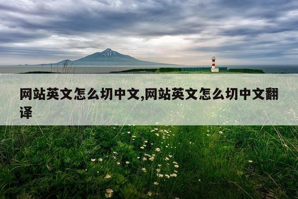 网站英文怎么切中文,网站英文怎么切中文翻译