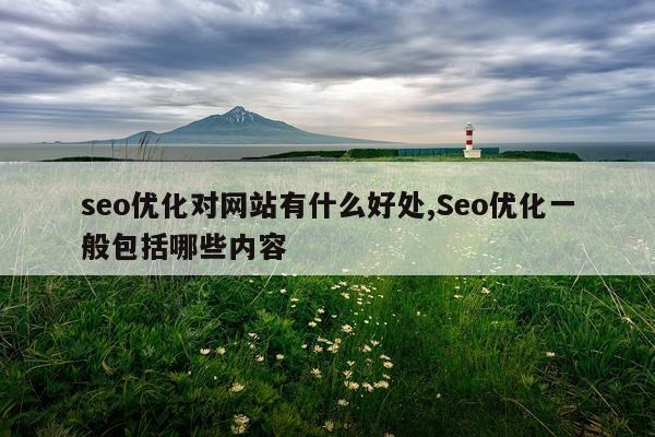 seo优化对网站有什么好处,Seo优化一般包括哪些内容