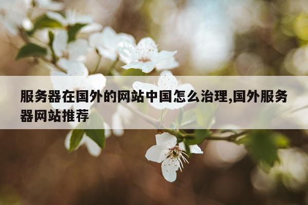 服务器在国外的网站中国怎么治理,国外服务器网站推荐