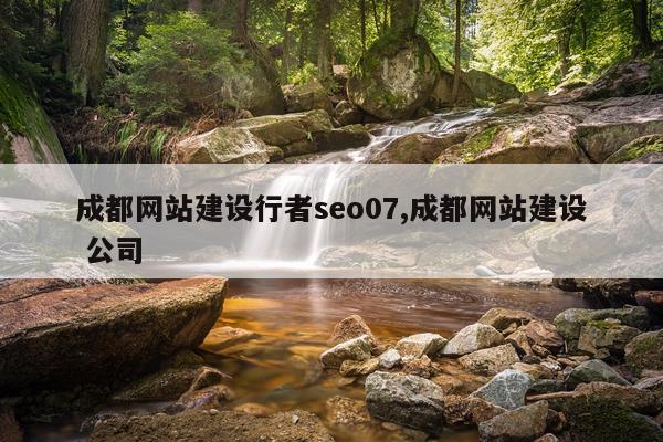 成都网站建设行者seo07,成都网站建设 公司