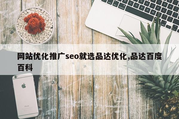 网站优化推广seo就选品达优化,品达百度百科