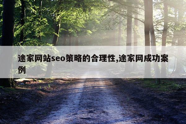 途家网站seo策略的合理性,途家网成功案例