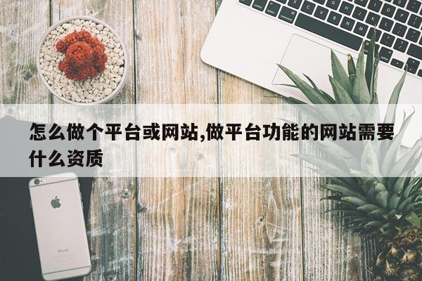 怎么做个平台或网站,做平台功能的网站需要什么资质
