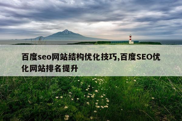 百度seo网站结构优化技巧,百度SEO优化网站排名提升