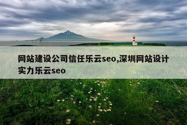 网站建设公司信任乐云seo,深圳网站设计实力乐云seo