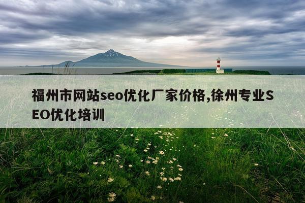 福州市网站seo优化厂家价格,徐州专业SEO优化培训