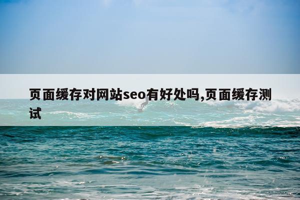 页面缓存对网站seo有好处吗,页面缓存测试