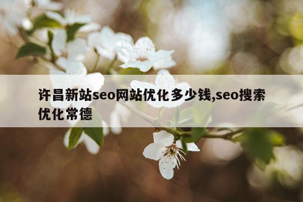 许昌新站seo网站优化多少钱,seo搜索优化常德