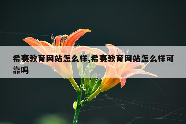 希赛教育网站怎么样,希赛教育网站怎么样可靠吗