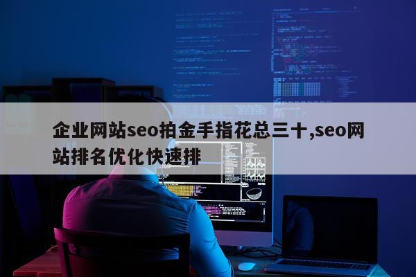 企业网站seo拍金手指花总三十,seo网站排名优化快速排