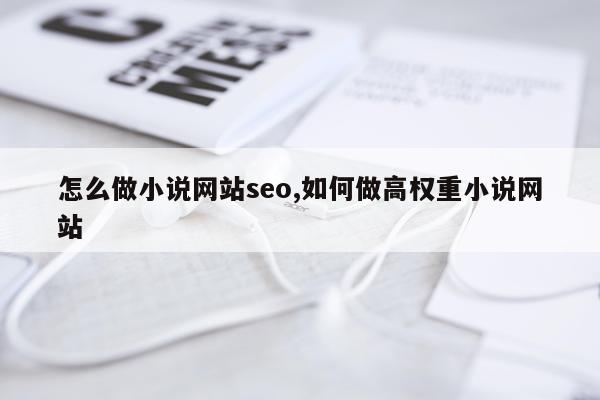 怎么做小说网站seo,如何做高权重小说网站