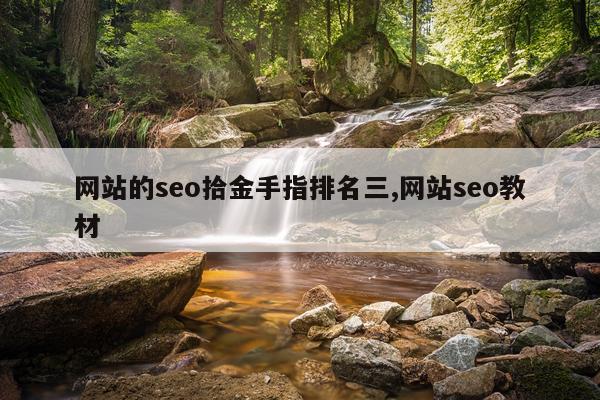 网站的seo拾金手指排名三,网站seo教材