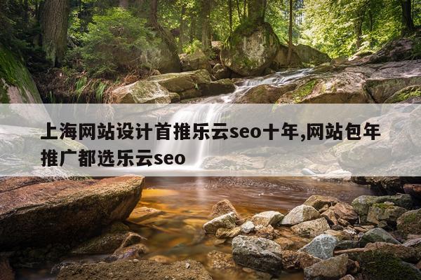 上海网站设计首推乐云seo十年,网站包年推广都选乐云seo