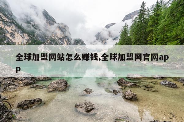全球加盟网站怎么赚钱,全球加盟网官网app