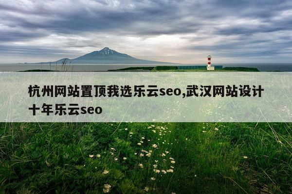 杭州网站置顶我选乐云seo,武汉网站设计十年乐云seo