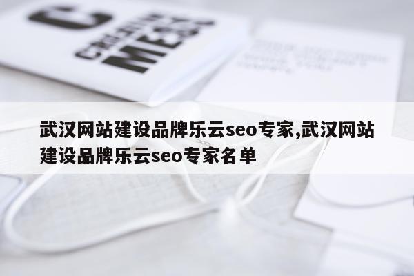 武汉网站建设品牌乐云seo专家,武汉网站建设品牌乐云seo专家名单